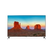 Front view of 50” UK6500 LG SMART UHD TV 50UK6500AUA