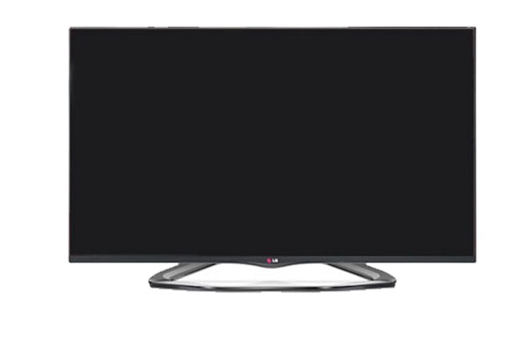 Front view of LG 55 inch 1080p, 120Hz LED plus with Smart TV and Cinema 3D 55LA6900