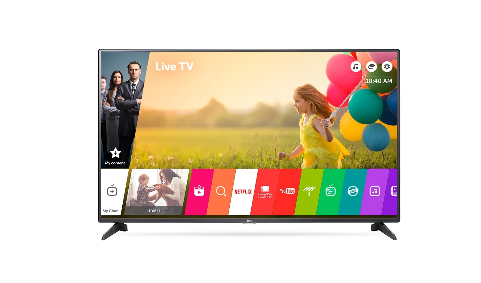 Front view of 55&#34; LH5750 Full HD 1080p Smart LED TV 55LH5750