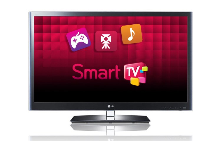 Front view of 55 Inch TV | Full HD 1080P | 120Hz | LED TV | Smart TV 55LV5400