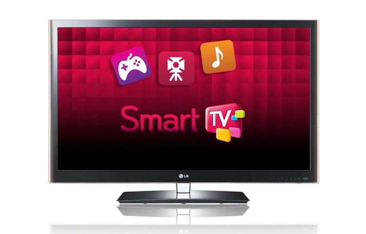Front view of 55 Inch TV | 1080P | 120Hz | LED TV with Smart TV 55LV5500