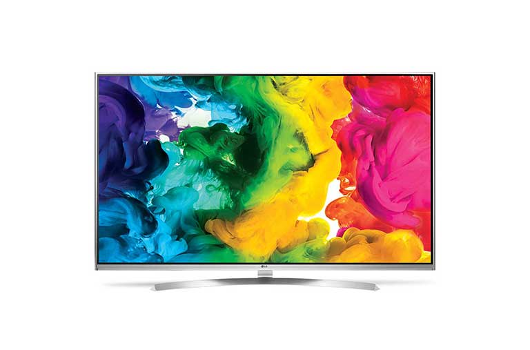 Front view of LG SUPER UHD TV 55UH7700