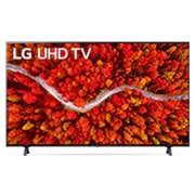 A front view of the LG UHD TV