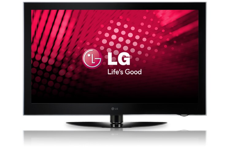 Front view of 60” Class Full HD 1080p Plasma TV (59.5” diagonal) 60PS60
