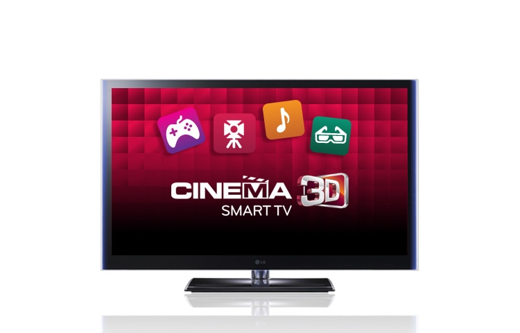 Front view of 60 Inch TV | 3D Capable | Full HD 1080P | Plasma TV | Smart TV 60PZ750