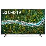 A front view of the LG UHD TV