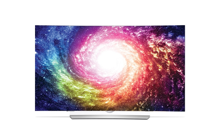 Front view of 65&#34; Class (64.5&#34; Diagonal) Smart Curved 4K OLED 3D TV with webOS 2.0 65EG9600