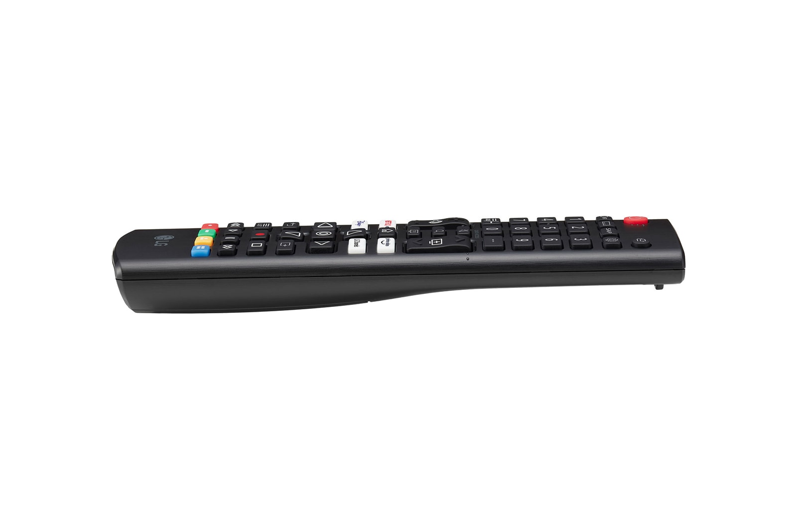 Side view of remote
