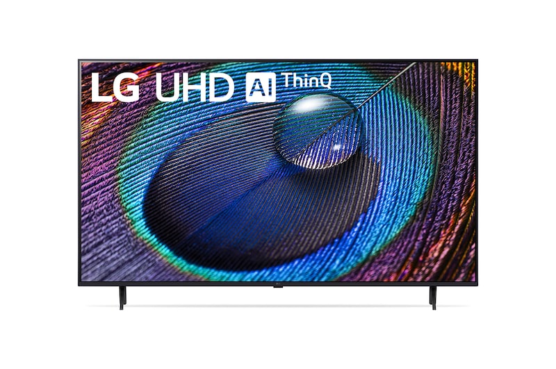 A front view of the LG UHD TV