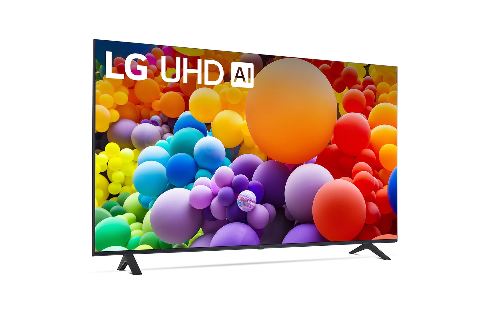 Side view of LG UHD TV, UT70