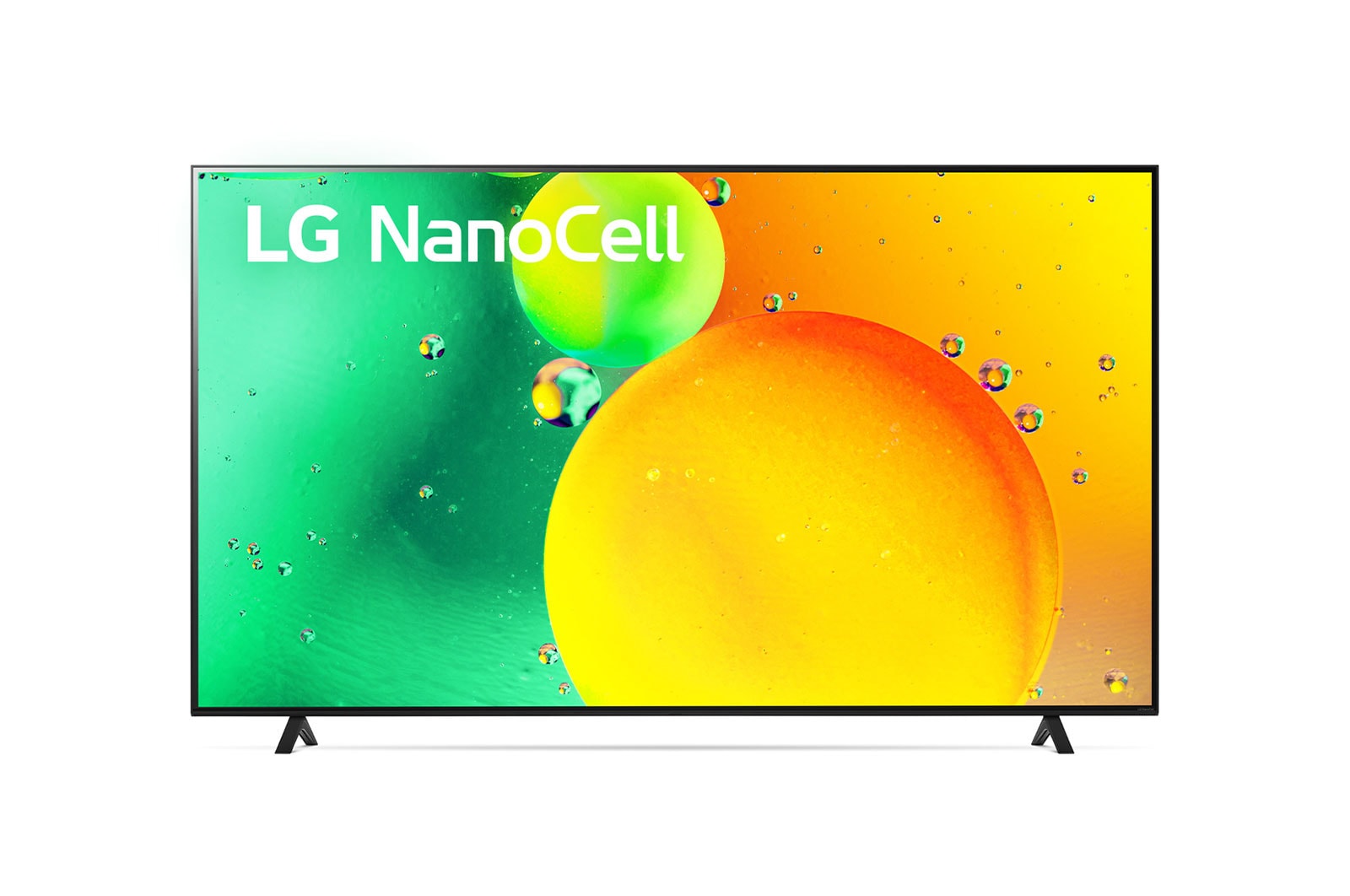 A front view of the LG NanoCell TV