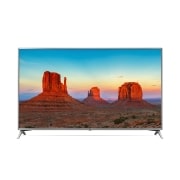 Front view of 70” UK6570 LG SMART UHD TV 70UK6570AUB