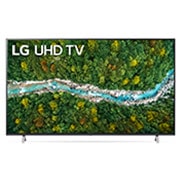 A front view of the LG UHD TV