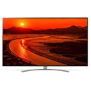 Front view of 75” LG NanoCell TV SM9970 ThinQ AI 75SM9970PUA