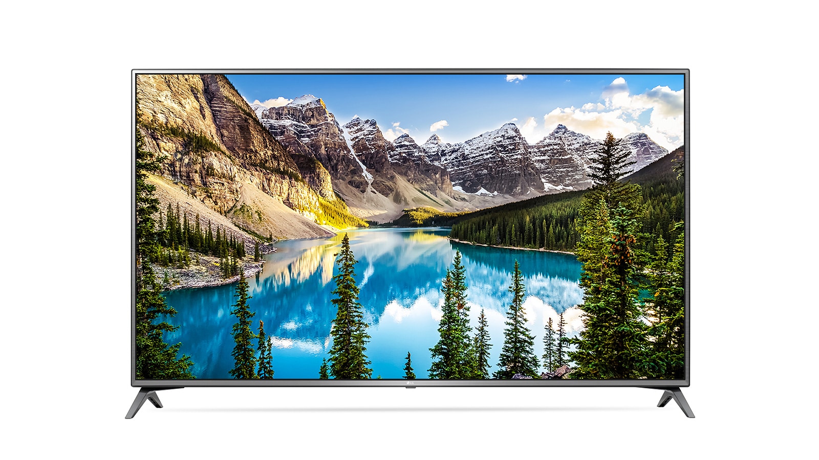 Front view of 75&#34; UJ657A 4K UHD Smart LED TV w/ webOS<sup>TM</sup> 3.5 75UJ657A