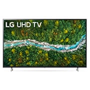 A front view of the LG UHD TV