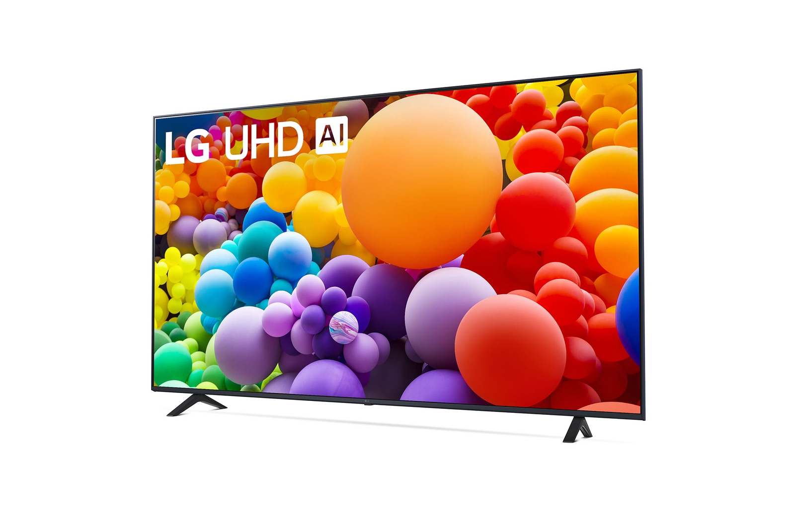 Front view of LG UHD TV, UT70