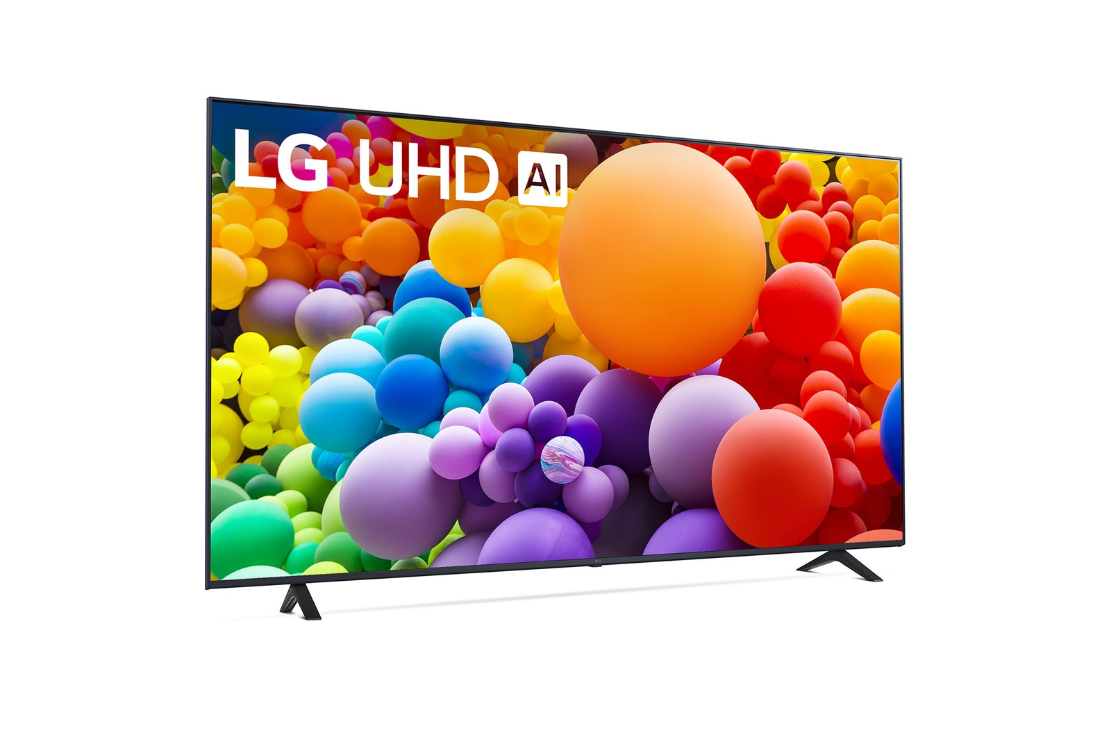 Side view of LG UHD TV, UT70