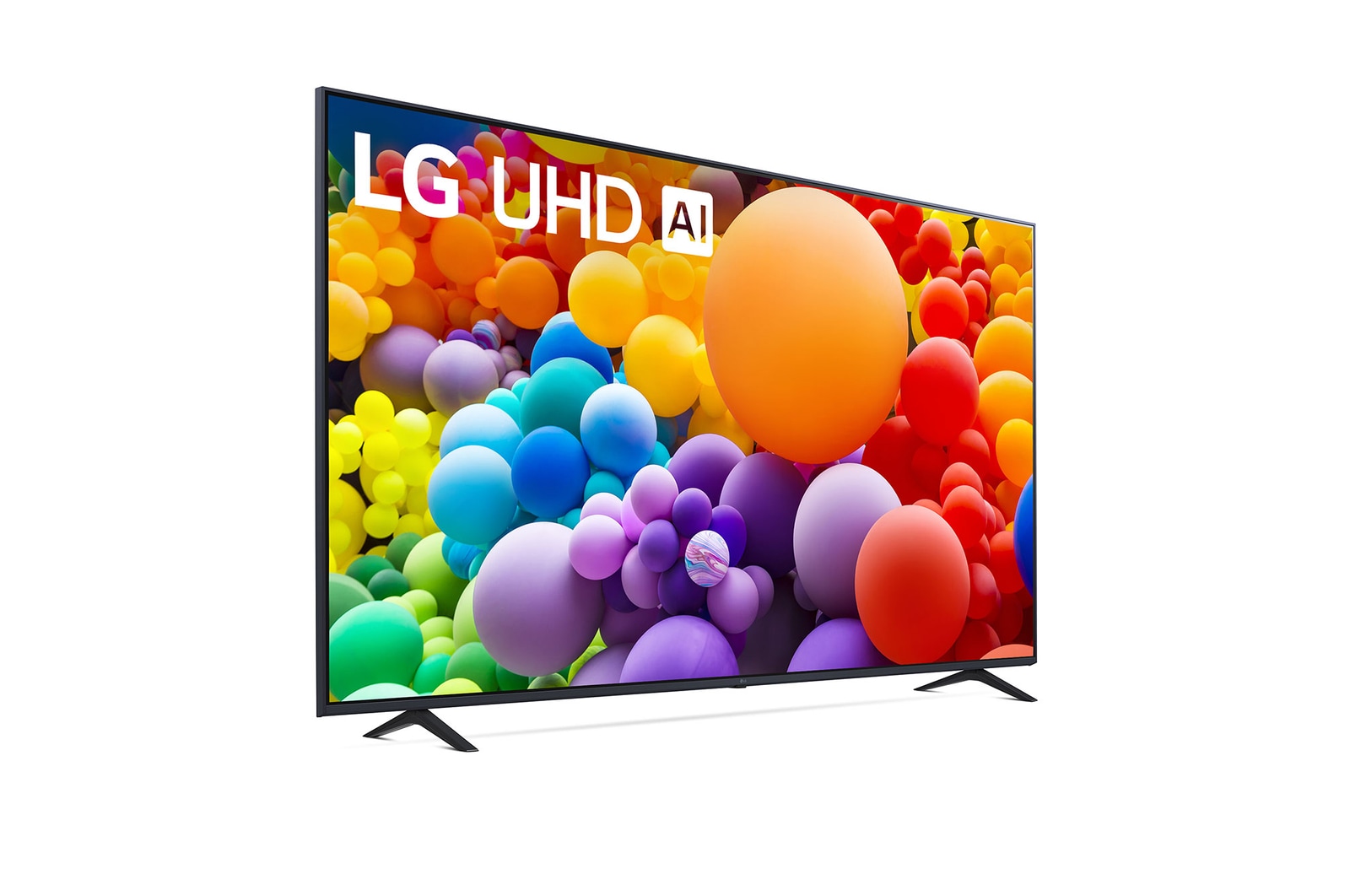 Rear view of LG UHD TV, UT70