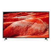 Front view of 82” LG UHD TV UM8070 ThinQ AI 82UM8070PUA