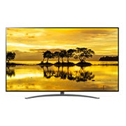 Front view of 86” LG NanoCell TV SM9070 ThinQ AI 86SM9070PUA
