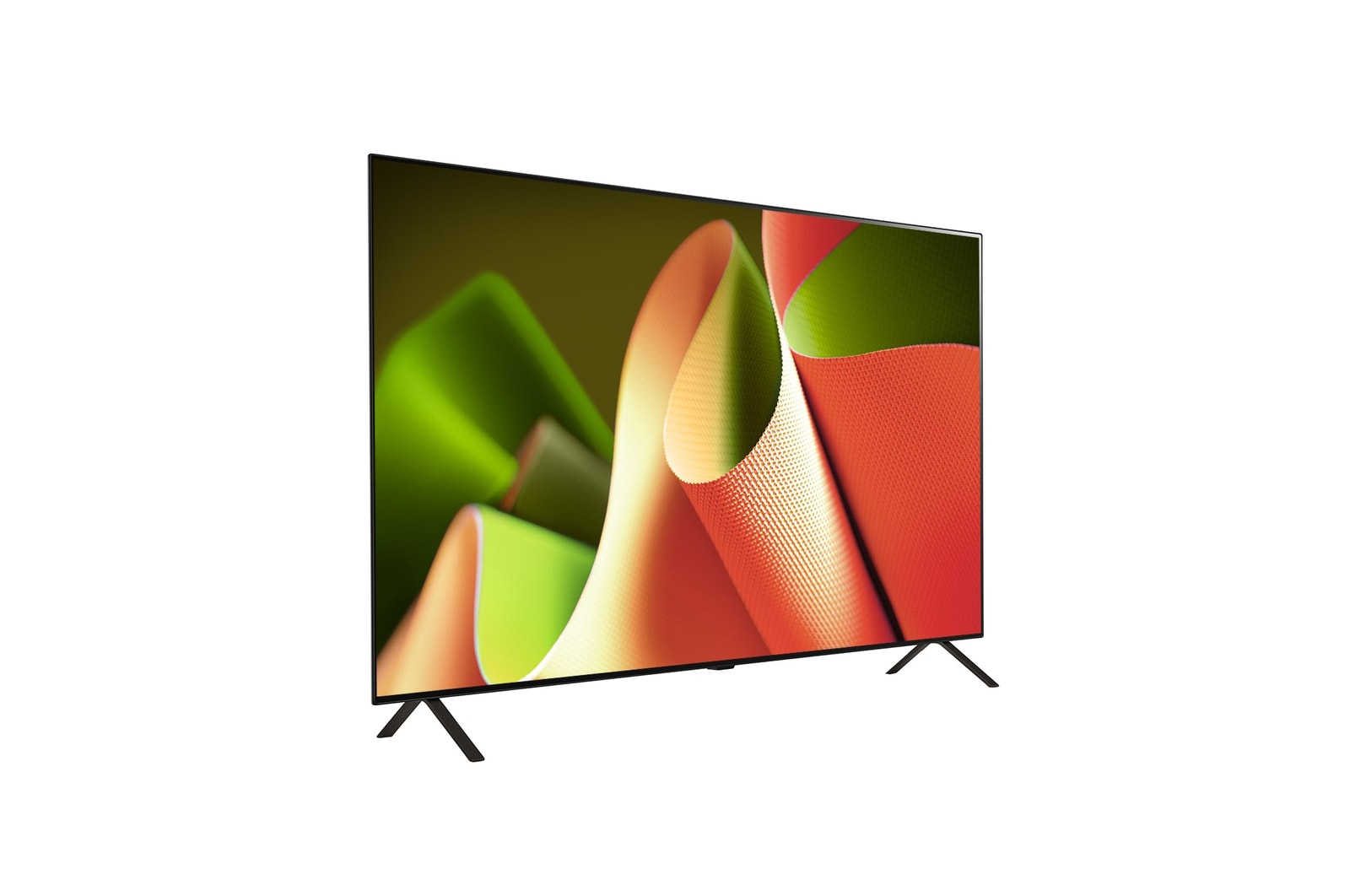 Right-facing side view of LG OLED TV, OLED B4