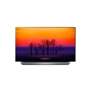 Front view of 55” C8 LG OLED TV w/ThinQ AI OLED55C8PUA
