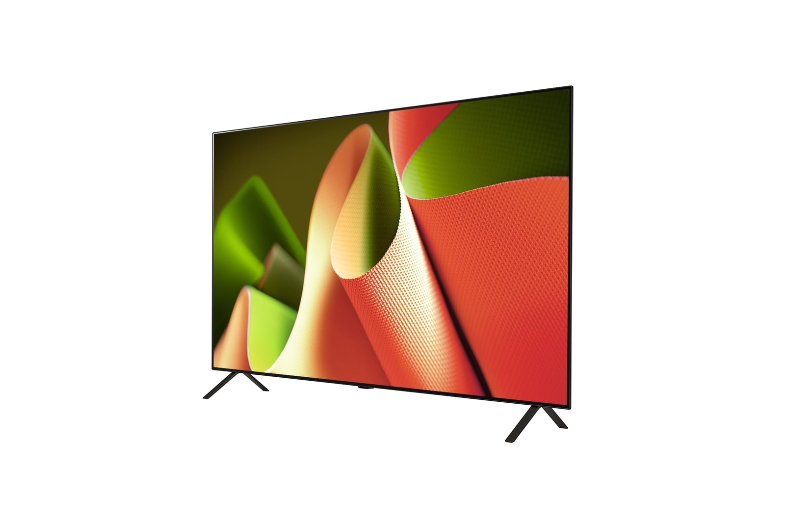 Left-facing side view of LG OLED TV, OLED B4