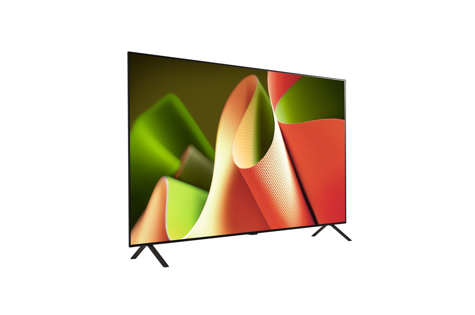 Right-facing side view of LG OLED TV, OLED B4