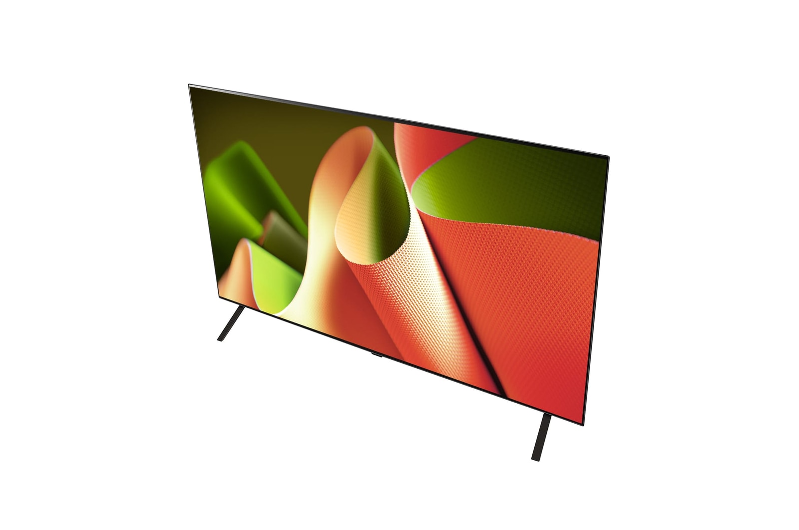 Angled view of LG OLED TV, OLED B4 from above