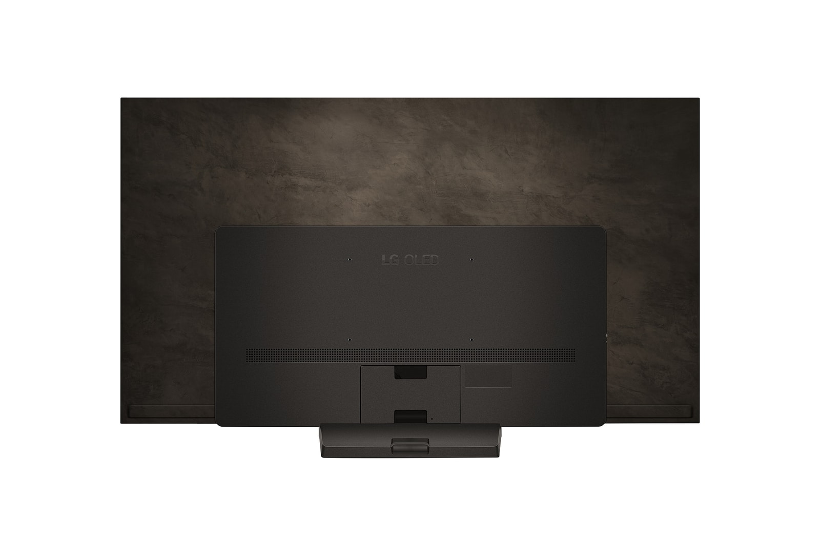 Rear view of LG OLED evo TV, OLED C4