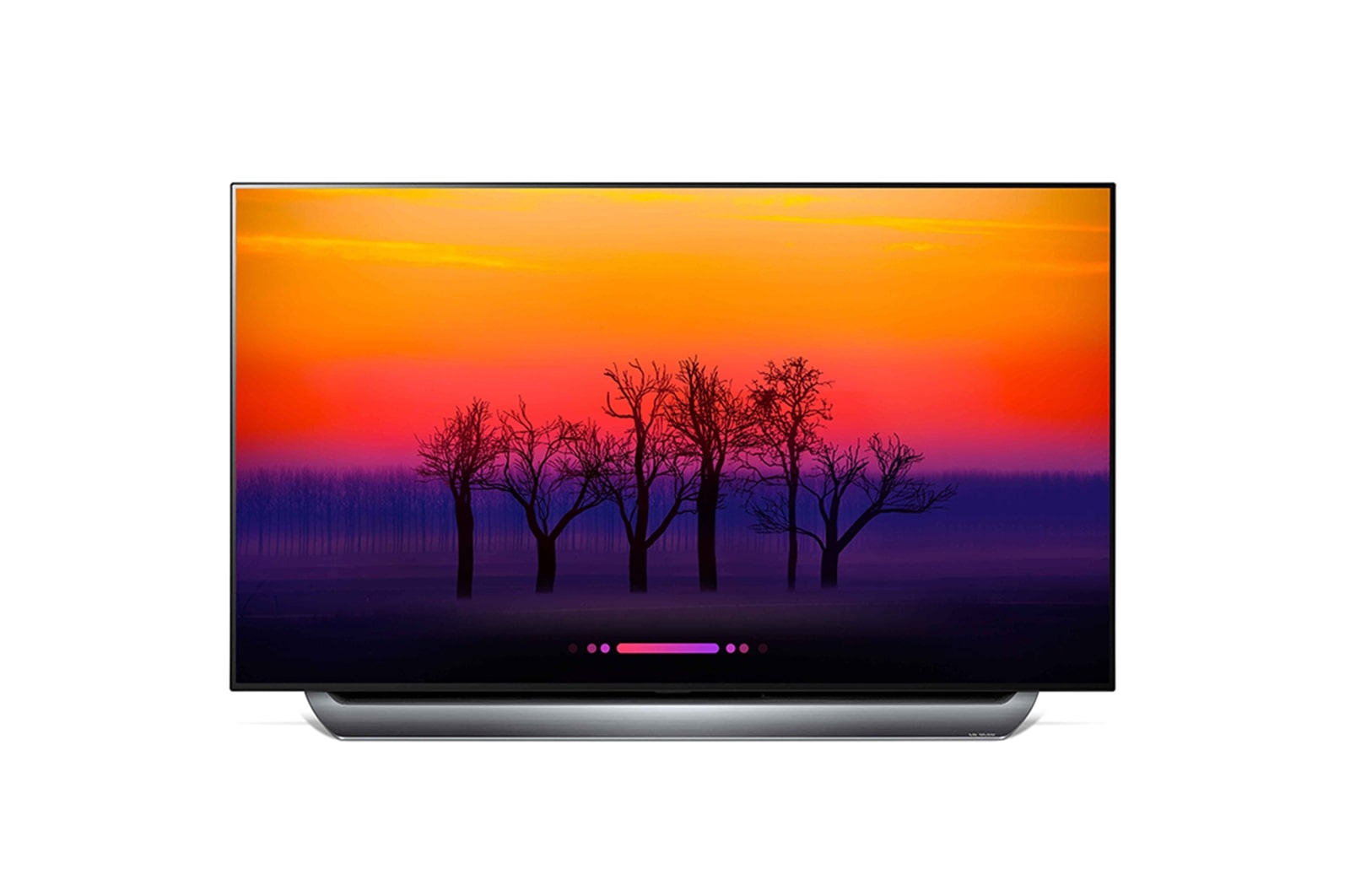 Front view of 65” C8 LG OLED TV w/ThinQ AI OLED65C8PUA