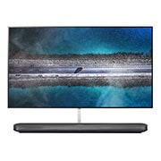 Front view of 65” LG SIGNATURE OLED TV W9 ThinQ AI OLED65W9PUA