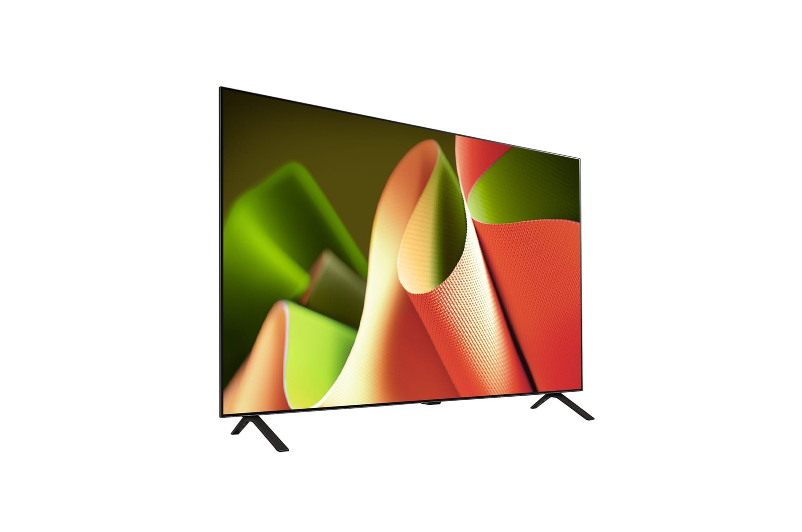 Right-facing side view of LG OLED TV, OLED B4