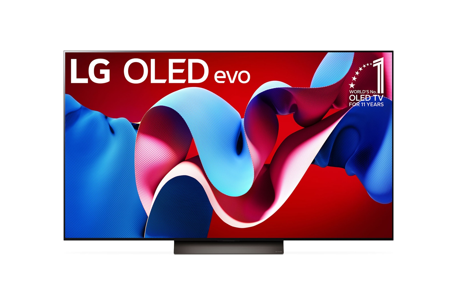 front view of OLED TV