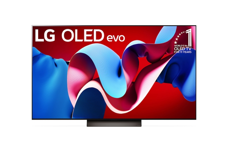 front view of OLED TV