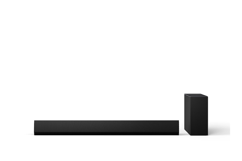front view of sound bars