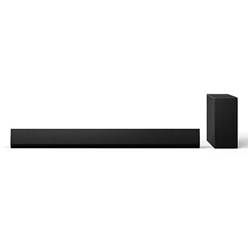 front view of sound bars