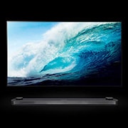 Front view of 77&#34; LG SIGNATURE OLED TV - W7 OLED77W7P