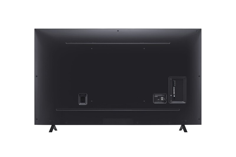 Rear view of LG UHD TV, UT80