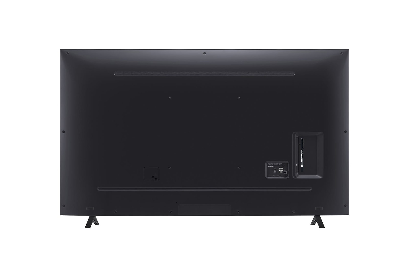 Rear view of LG UHD TV, UT80