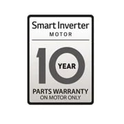 10 years Warranty (Smart Inverter Motor)
