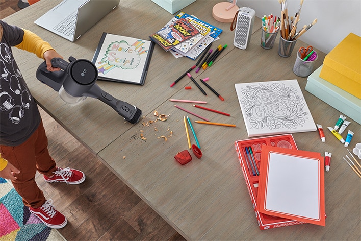 Transforms to Hand Vacuum for Quick Spot Cleaning