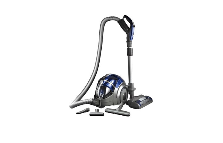 Front view of LG Kompressor™ Total Care Bagless Canister Vacuum Cleaner LCV900B