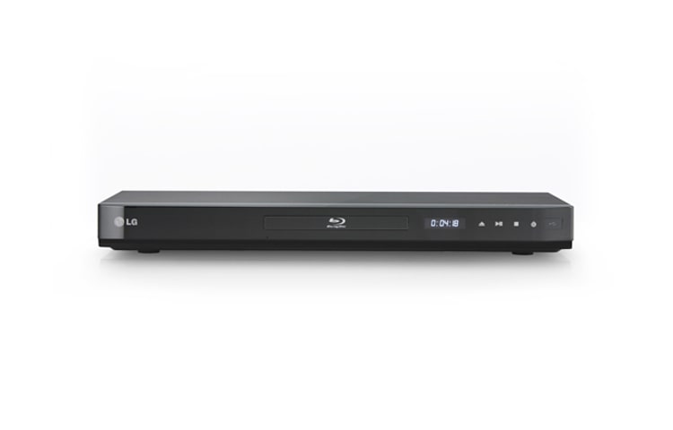 Front view of Blu-ray Disc™ Player | USB Media Plus | NetCast Entertainment Access | SimpLink BD555C