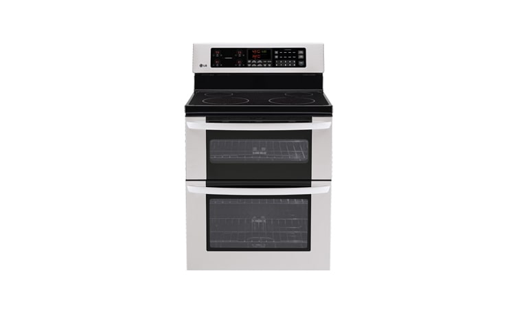 Front view of 6.9 cu.ft. Double Oven Electric Range LDE3011ST