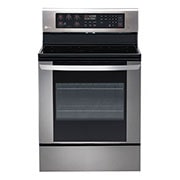 Front view of 6.3 cu.ft. Freestanding Electric Range Oven LRE3060ST