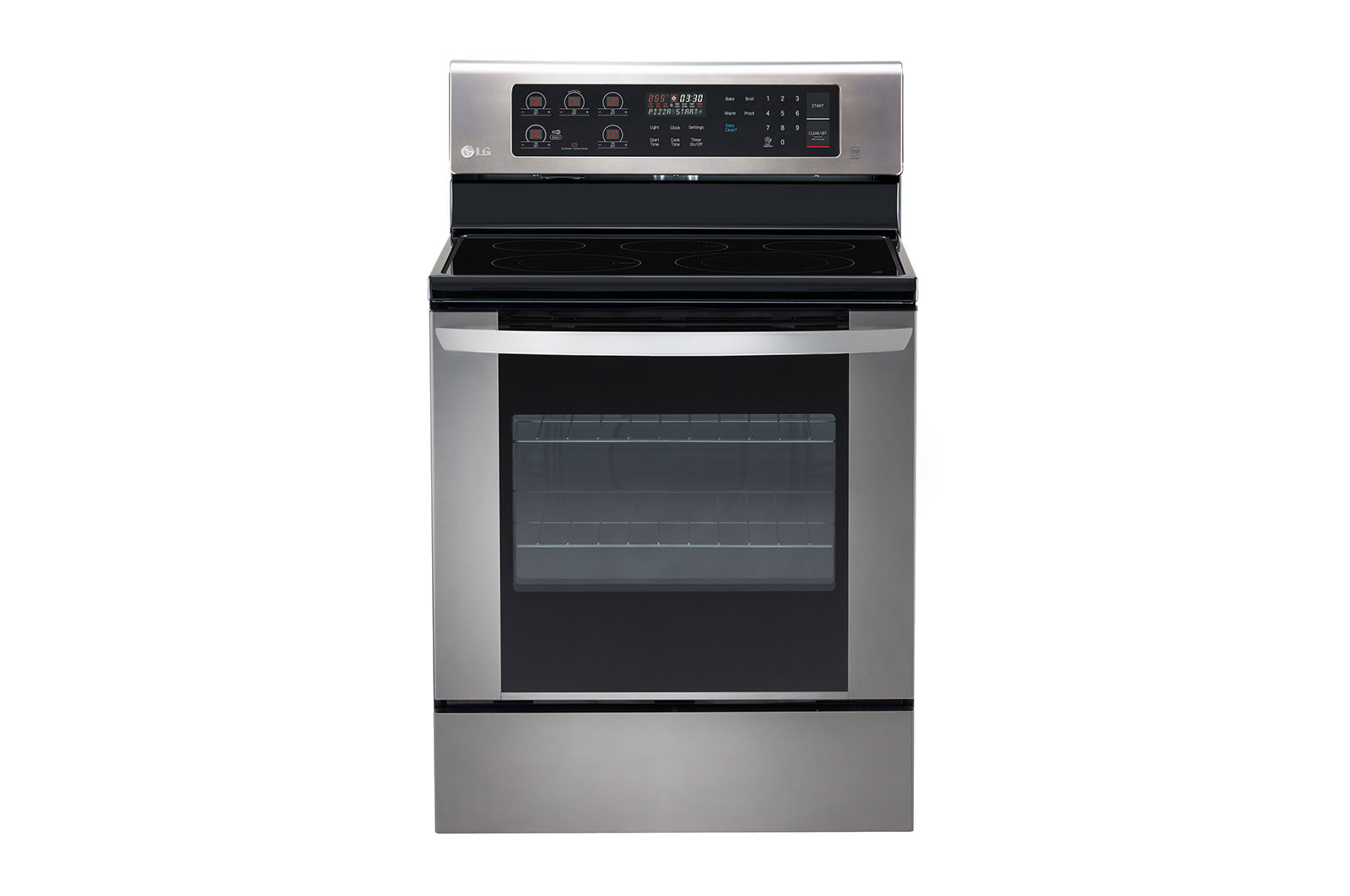Front view of 6.3 cu.ft. Freestanding Electric Range Oven LRE3060ST