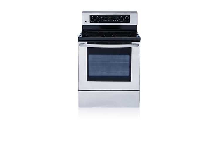 Front view of 5.6 cu. ft. Large Capacity Electric Range LRE3091ST