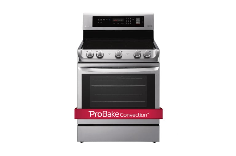 Front view of 6.3 cu. ft Electric Range with ProBakeConvection™ and EasyClean® LRE4211ST